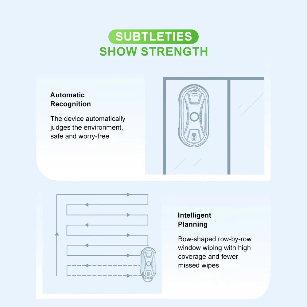 PuRuiKai Ultra thin Robot vacuum cleaner window cleaning robot window  electric glass limpiacristales remote control for home
