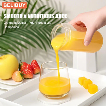 400ml Portable Juicer Blender  Electric Fruit Juicer USB Charging Lemon Orange Fruit Juicing Cup Smoothie Blender Machine