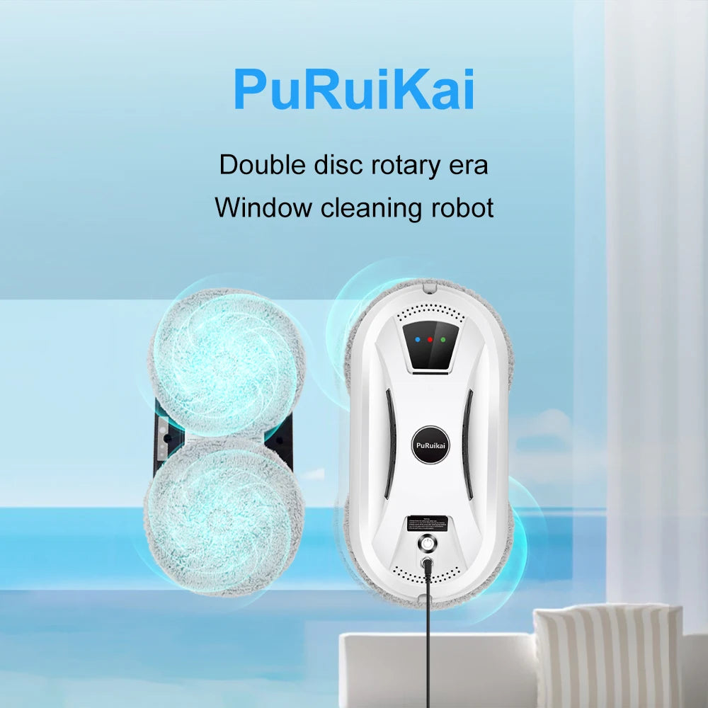 PuRuiKai Ultra thin Robot vacuum cleaner window cleaning robot window  electric glass limpiacristales remote control for home