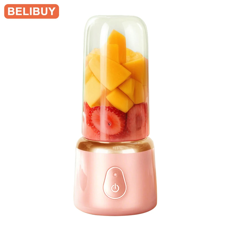 400ml Portable Juicer Blender  Electric Fruit Juicer USB Charging Lemon Orange Fruit Juicing Cup Smoothie Blender Machine