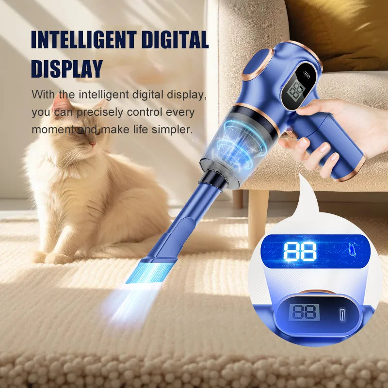 BELIBUY Wireless Car Vacuum Cleaner Home Appliance Sofa Office High-Power Household Cleaning Machine Mini Vacuum Carpet Cleaner