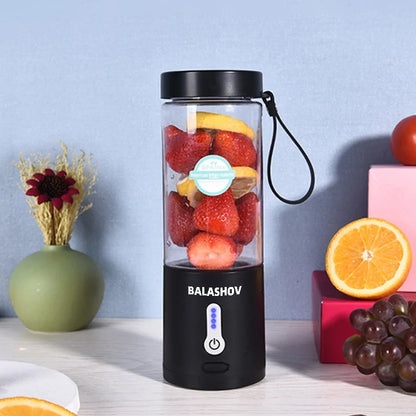 530ML Electric Juicer Portable Smoothie Blender USB Rechargeable Multifunction Fruit Mixer Machine Mini Juicer Maker Blender Cup