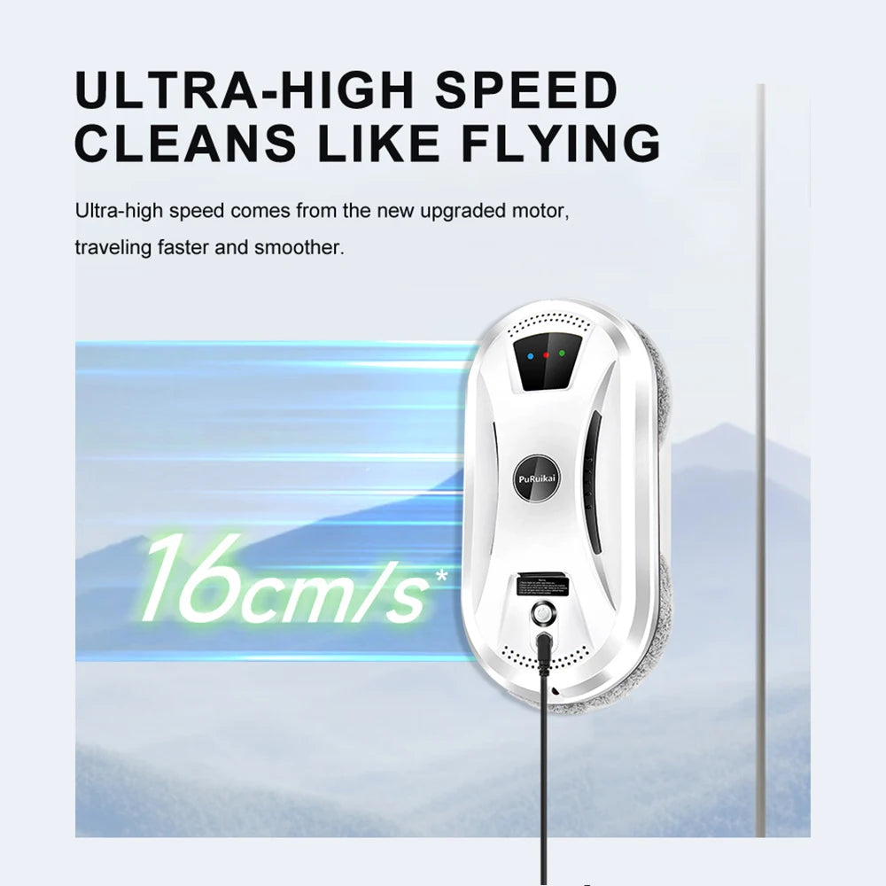 PuRuiKai Ultra thin Robot vacuum cleaner window cleaning robot window  electric glass limpiacristales remote control for home